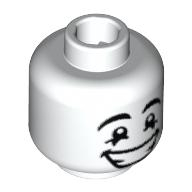 Lego hlava, bílá (4586867)